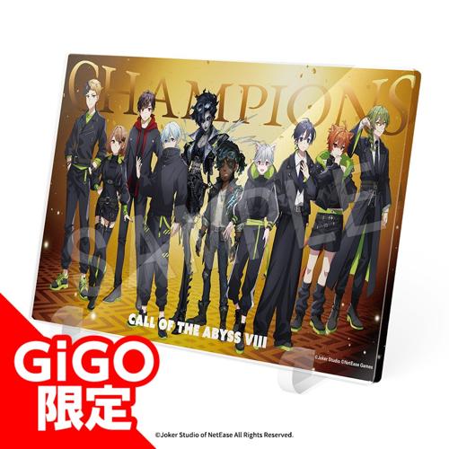 【キャラクター】ZETA DIVIZION優勝記念 アクリルパネル ～GiGOグループのお店限定～