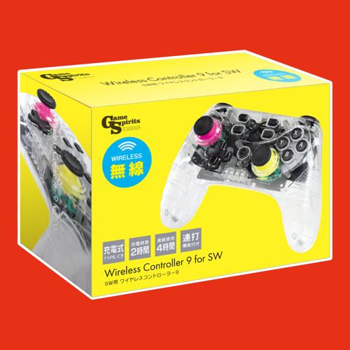 【ピンクイエロー】GameSpirits SW用ワイレスコントローラー9