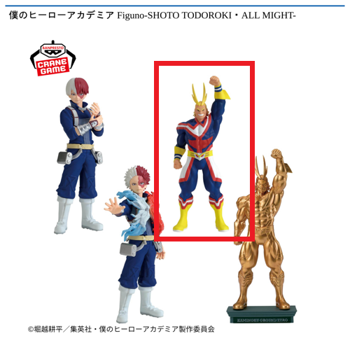 【オールマイト】僕のヒーローアカデミア Figuno-SHOTO TODOROKI・ALL MIGHT-