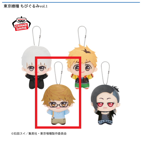 【西尾錦】東京喰種 ちびぐるみvol.1