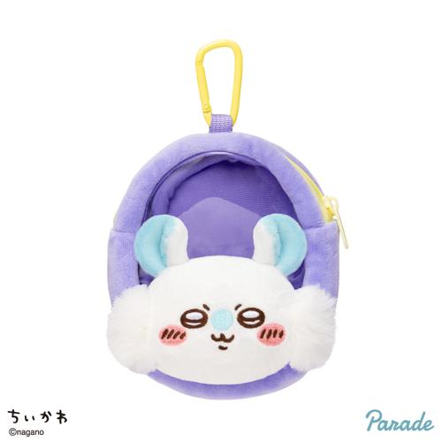【モモンガ】ちいかわ 窓付きおかおミニポーチ
