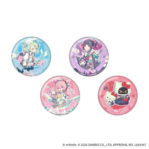 ゼンレスゾーンゼロ×サンリオキャラクターズ 缶バッジ～GiGO限定～