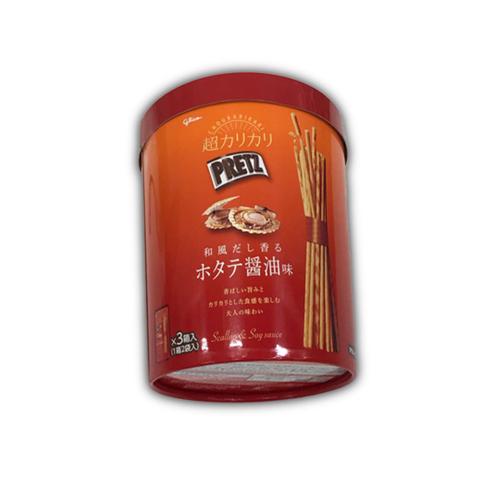 【和風だし香るホタテ醤油味】超カリカリプリッツバーレルBOX※賞味期限2027.2.28