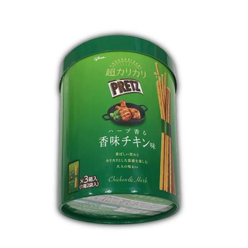 【ハーブ香る香味チキン味】超カリカリプリッツバーレルBOX※賞味期限2027.2.28