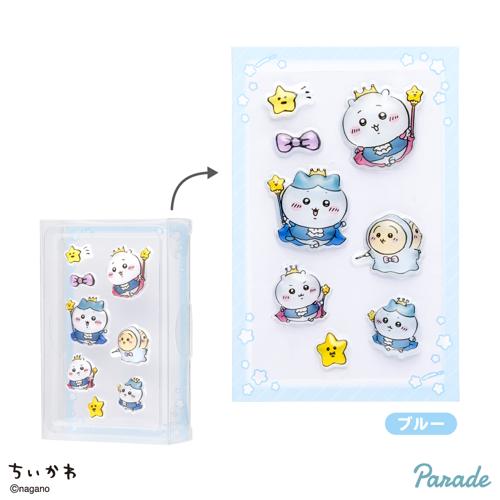 【ブルー】ちいかわ PUKU CHURU seal①