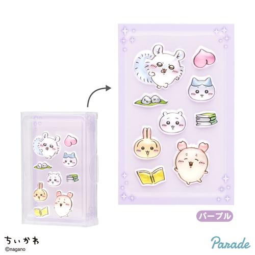 【パープル】ちいかわ PUKU CHURU seal①