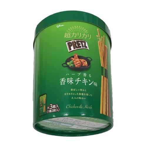 【ハーブ香る香味チキン味】超カリカリプリッツバーレルBOX※賞味期限2027.2.28