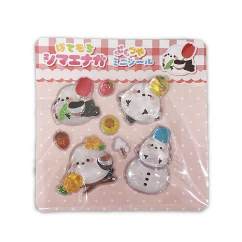 【しゅんかしゅうとう】ぽてもちシマエナガぷくつやミニシール