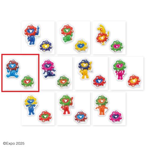 【アソートD】EXPO2025 ミャクミャク ぷっくりシール