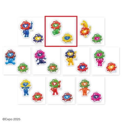 【アソートB】EXPO2025 ミャクミャク ぷっくりシール