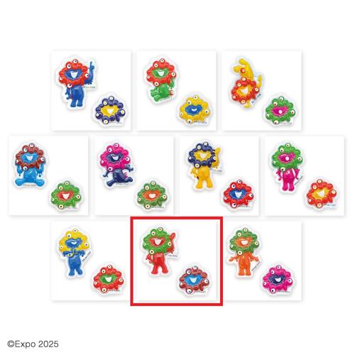 【アソートI】EXPO2025 ミャクミャク ぷっくりシール