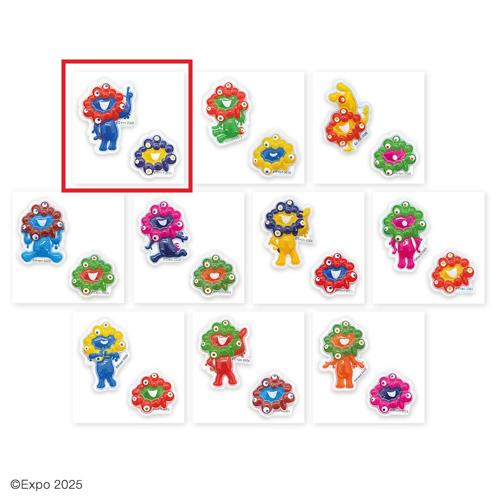 【アソートA】EXPO2025 ミャクミャク ぷっくりシール