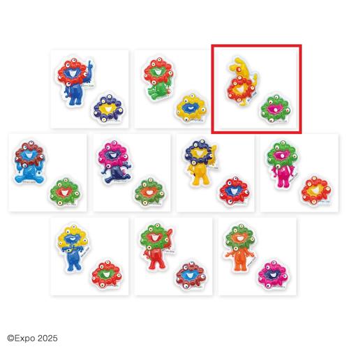 【アソートC】EXPO2025 ミャクミャク ぷっくりシール