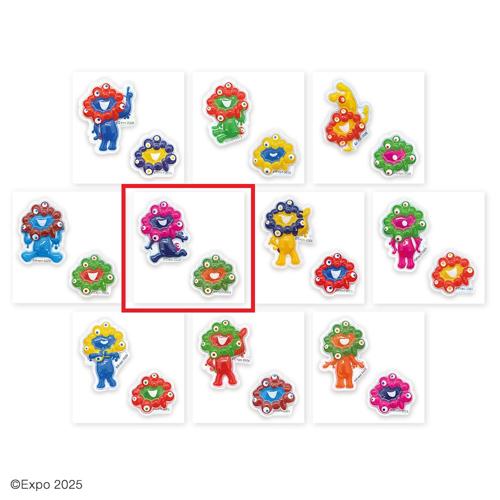 【アソートE】EXPO2025 ミャクミャク ぷっくりシール