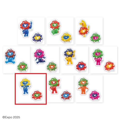 【アソートH】EXPO2025 ミャクミャク ぷっくりシール