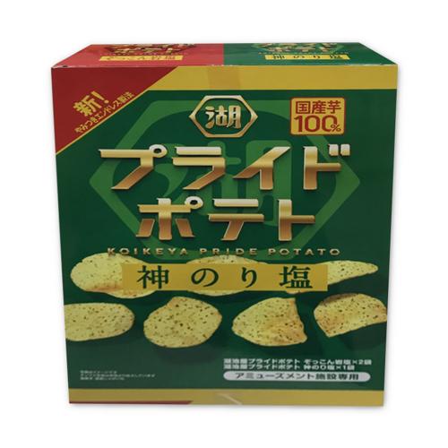 【神のり塩】湖池屋プライドポテトBIGBOX※賞味期限2027.1.31