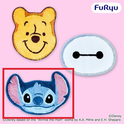 【ディズニースティッチ】ディズニーキャラクター フェイス タフトマット