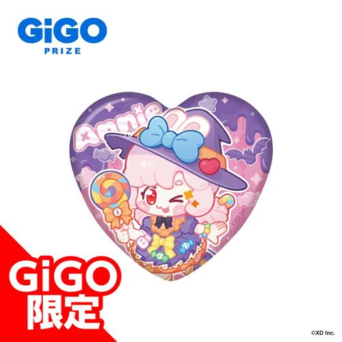【アニー】ハートピアスローライフ ハート型缶バッジ～GiGO限定～