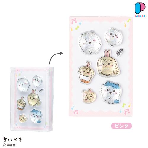 【ピンク】ちいかわ PUKU CHURU seal3