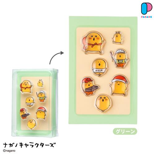 【グリーン】ナガノキャラクターズ PUKU CHURU seal
