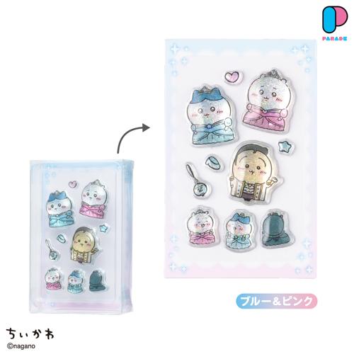 【ブルー&ピンク】ちいかわ PUKU CHURU seal3