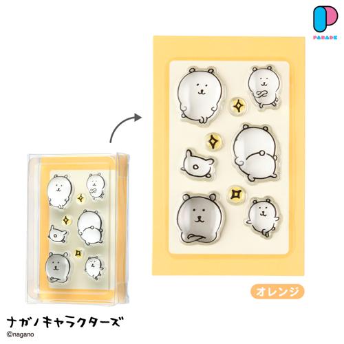 【オレンジ】ナガノキャラクターズ PUKU CHURU seal