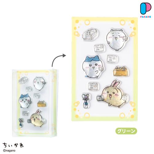 【グリーン】ちいかわ PUKU CHURU seal3