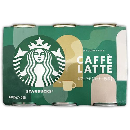 【カフェラテ6缶セット】サントリー スターバックスマイコーヒータイム ※賞味期限2027.8.31